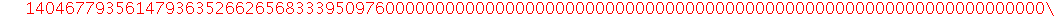 26012189435657951002049032270810436111915218750169457857275418378508356311569473822406785779581304570826199205758922472595366415651620520158737919845877408325291052446903888118841237643411919510455053...