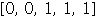 Array([0, 0, 1, 1, 1])