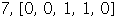 7, Array([0, 0, 1, 1, 0])