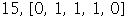 15, Array([0, 1, 1, 1, 0])
