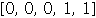 Array([0, 0, 0, 1, 1])