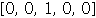 Array([0, 0, 1, 0, 0])