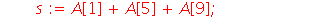 TestMagic := proc () local i, j, s; global A; s := A[1]+A[2]+A[3]; if s <> 15 then return false end if; s := A[4]+A[5]+A[6]; if s <> 15 then return false end if; s := A[7]+A[8]+A[9]; if s <> 15 then r...