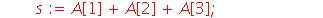 TestMagic := proc () local i, j, s; global A; s := A[1]+A[2]+A[3]; if s <> 15 then return false end if; s := A[4]+A[5]+A[6]; if s <> 15 then return false end if; s := A[7]+A[8]+A[9]; if s <> 15 then r...