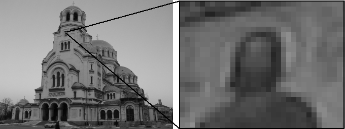 Images are stored as collections of pixels