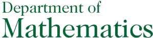 Department of Mathematics