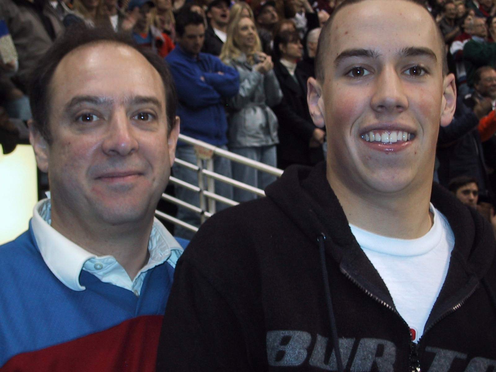 Rick and Danny at the Pepsi Center, Avs Game