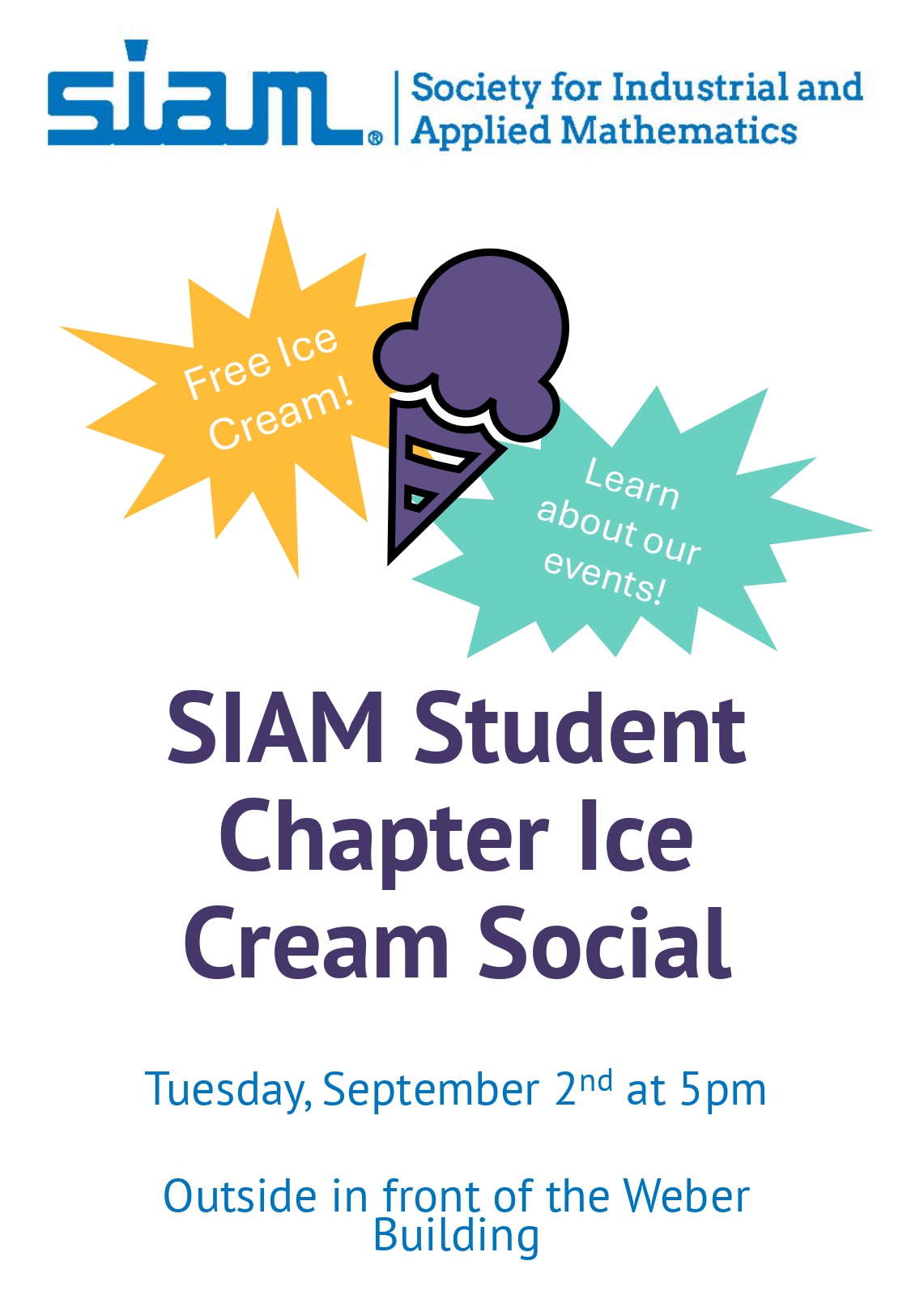 Flyer for Ice Cream Social